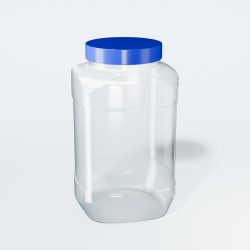 Square Round 4.5 Litre Container